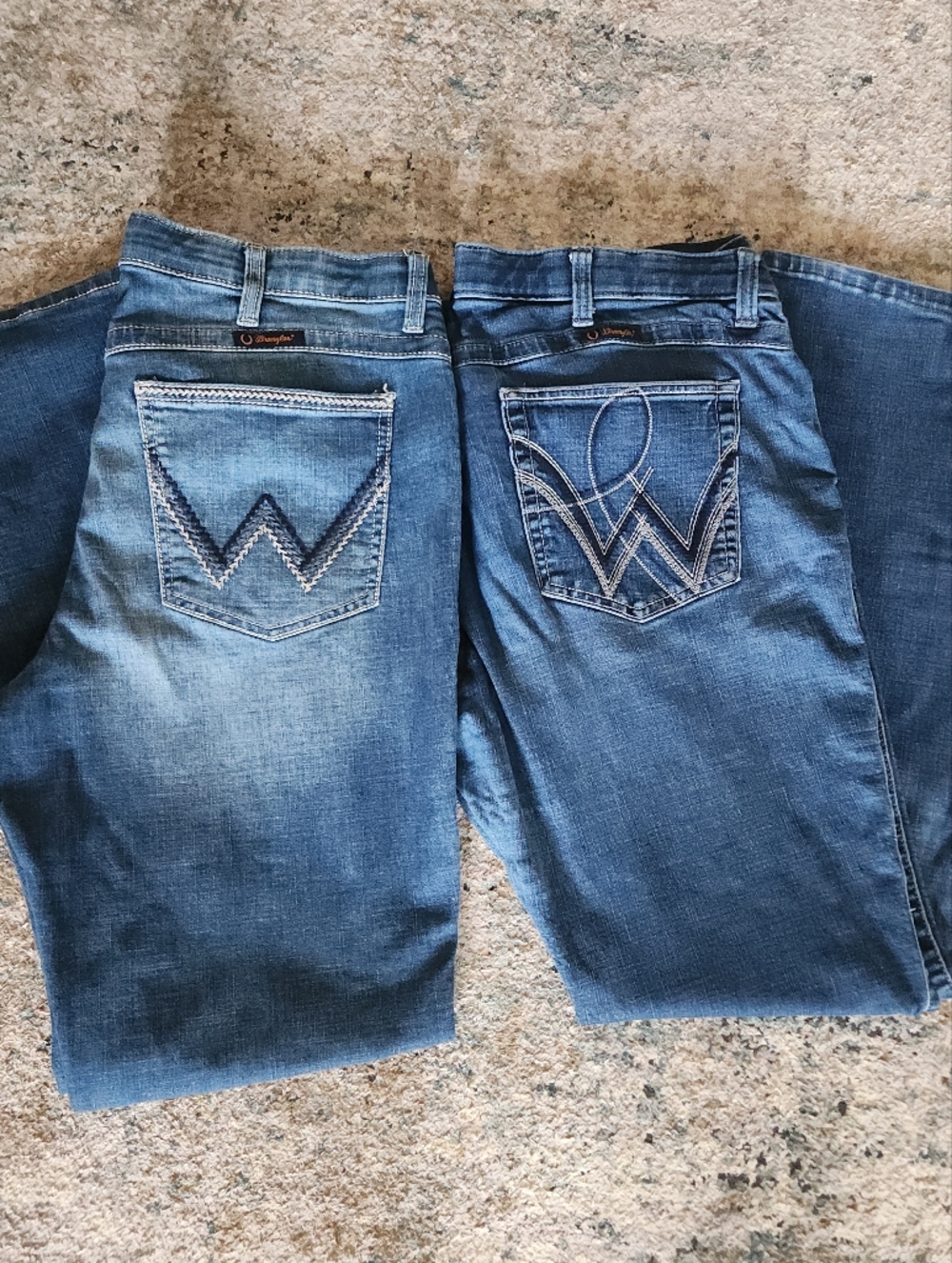 Wrangler Bootcut Q-Baby & Willow Jean Bundle Western Cowgirl Denim Comfort 19x32